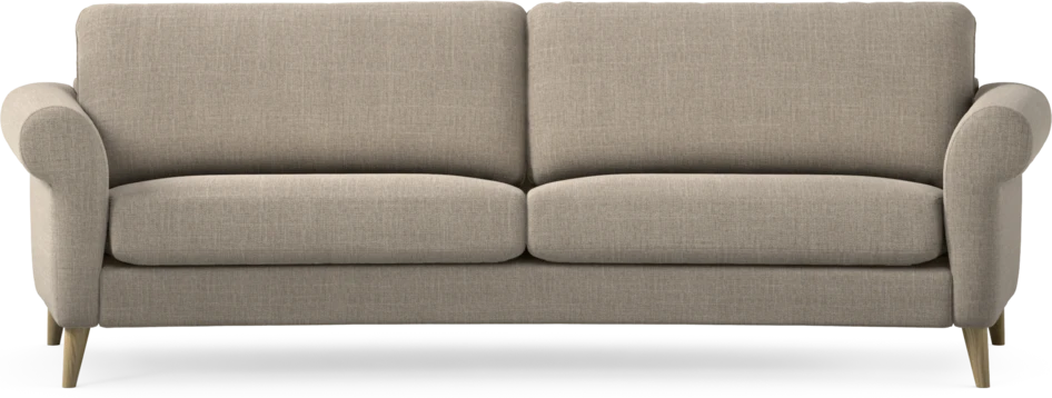 Bridge - 3-sits soffa svängd - Beige