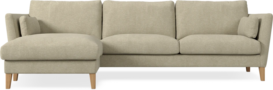 Winston - 3-sits soffa med schäslong, vändbar - Beige