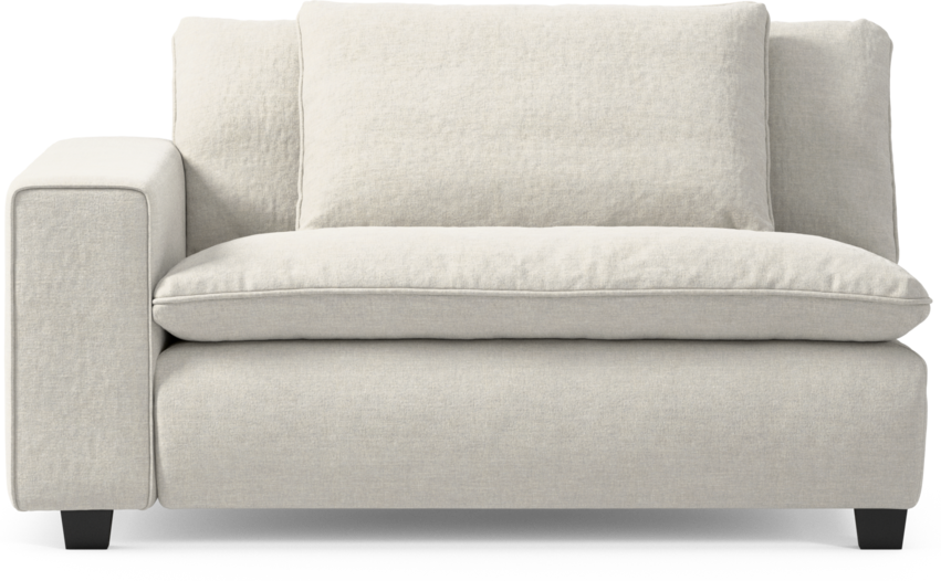 Bellora - 2-sits med armstöd vänster - Vit