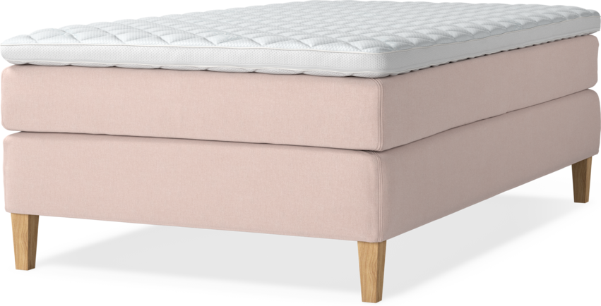 Delux Sense - Kontinentalsäng, enkelsäng 120 cm med bäddmadrass