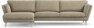 Madison Lux - 3-sits soffa med schäslong vänster - Beige