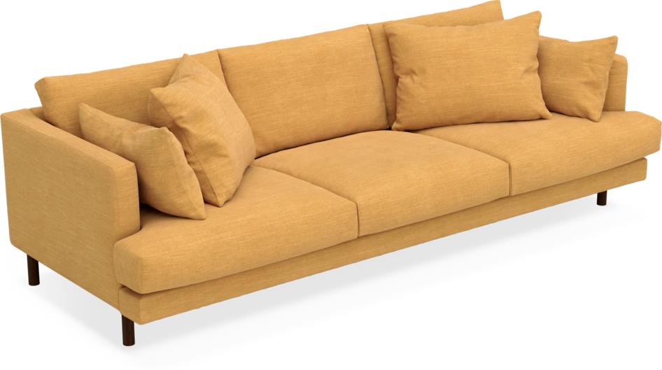 Harper - 4-sits soffa - Gul