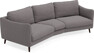 Madison - 3-sits soffa svängd, 90 cm - Grå