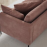 Harper - 3-sits soffa med divan höger - Rosa