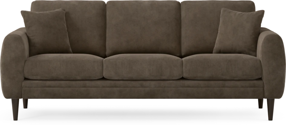 Eden - 3-sits soffa - Brun