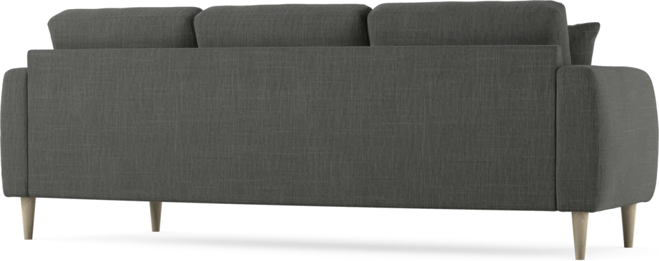 Eden - 3-sits soffa svängd - Grå