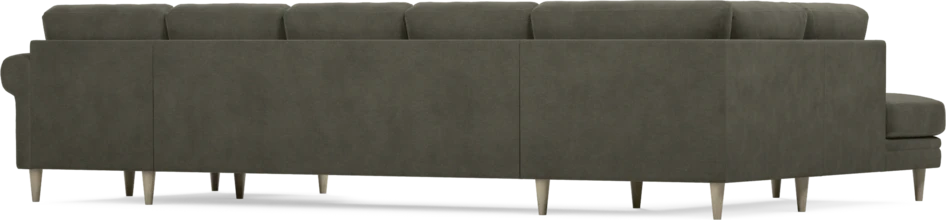 Eden - 3-sits soffa med divan vänster och schäslong höger - Grå