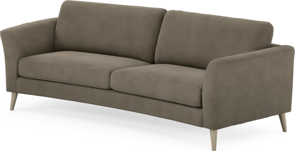 Bridge - 3-sits soffa svängd - Beige