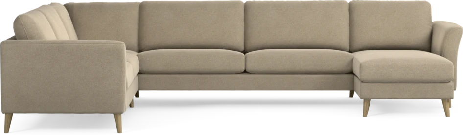 Bridge - Hörnsoffa, 2+3-sits med schäslong höger - Beige