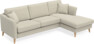 Eden - 2,5-sits soffa med schäslong - Beige