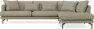 Harper - 3-sits soffa med divan höger - Beige