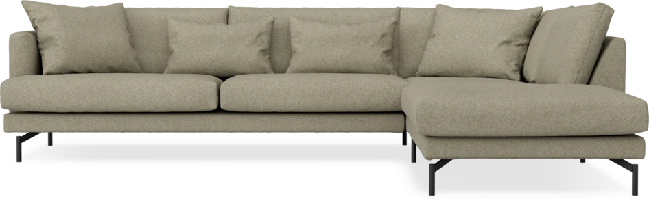 Harper - 3-sits soffa med divan höger - Beige