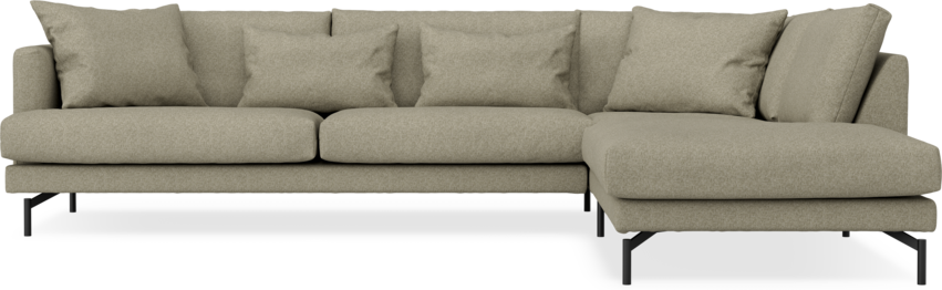 Harper - 3-sits soffa med divan höger - Beige