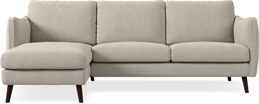 Madison Lux - 2-sits soffa med schäslong vänster - Beige