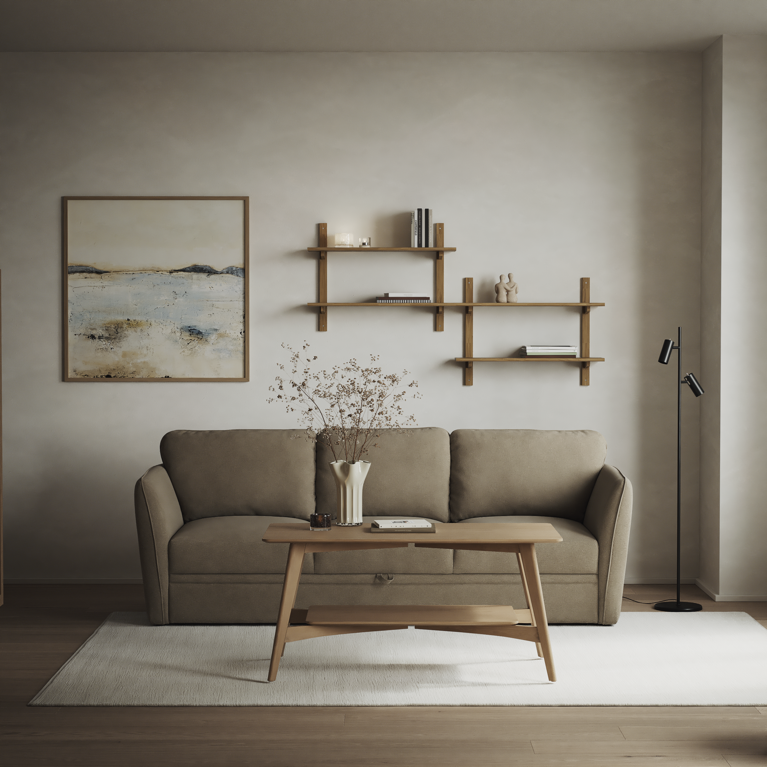 Öland - Bäddsoffa 3-sits, längsbäddad - inspiration