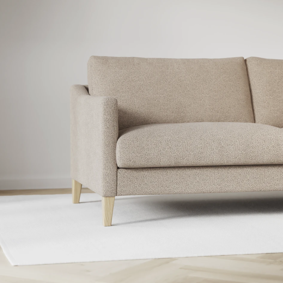 Winston - 4-sits soffa - Brun