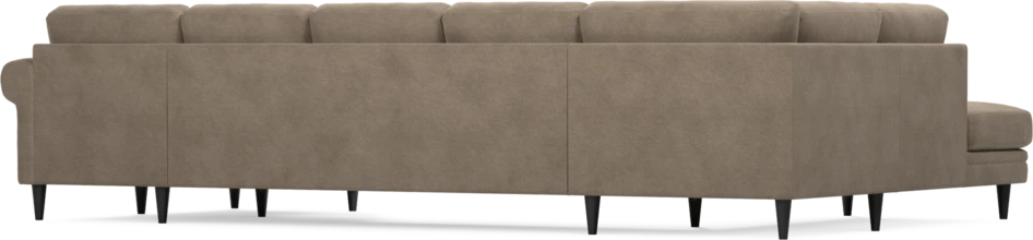 Eden - 3-sits soffa med divan vänster och schäslong höger - Brun