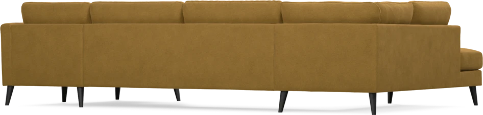 Bridge - 3-sits soffa med divan vänster och schäslong höger - Gul