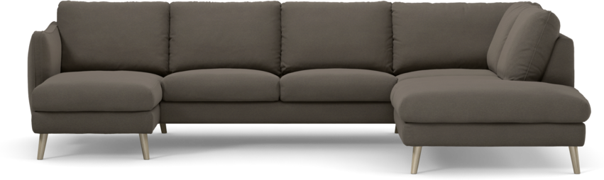 Madison Lux - 2-sits soffa med schäslong vänster och divan höger - Beige