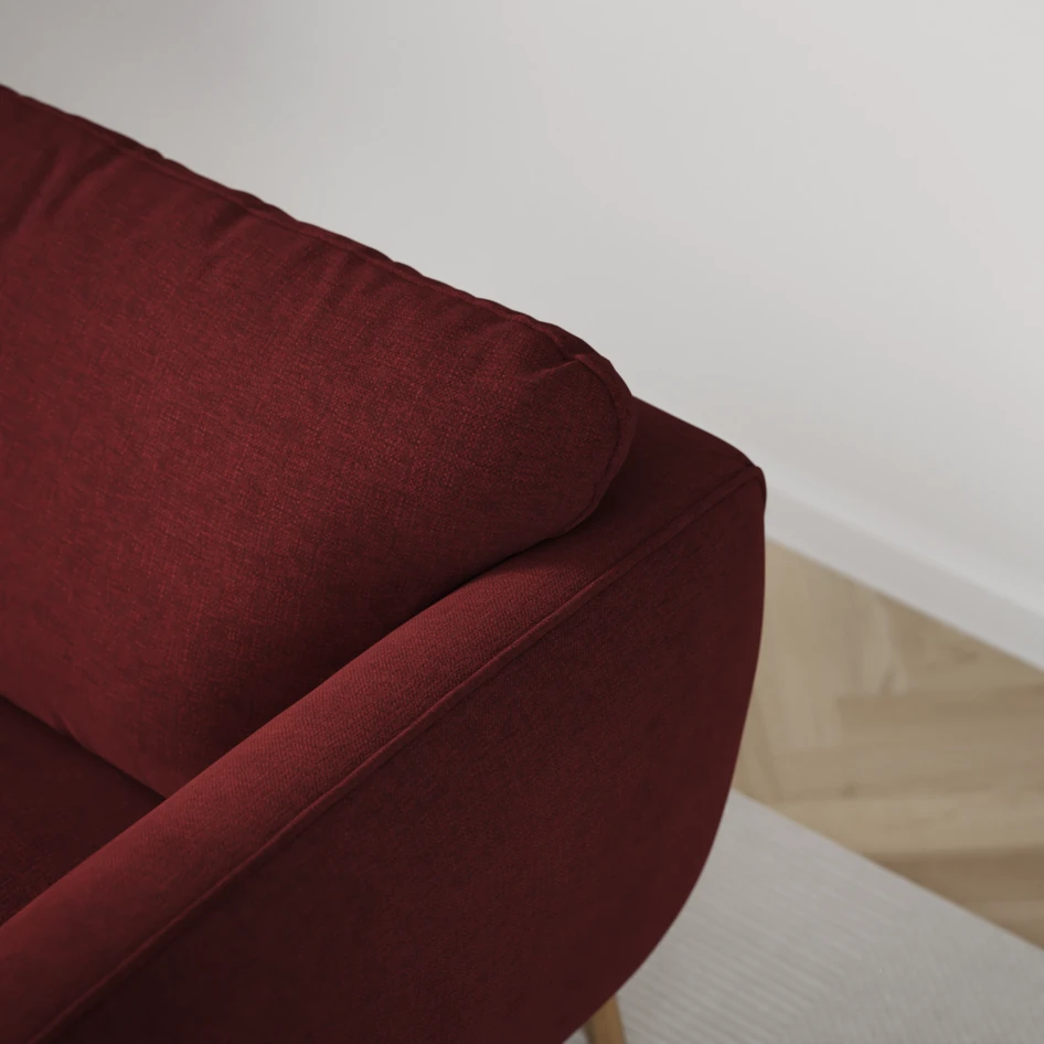 Madison Klädsel - Klädsel till 3-sits soffa - Röd