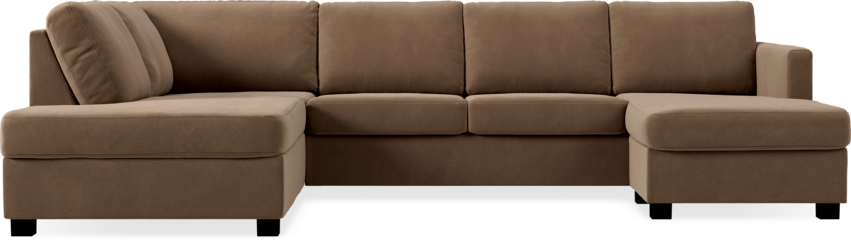 Nevada - 3-sits soffa med divan vänster och schäslong höger - Beige