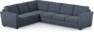 Friday - Hörnsoffa, 2+3-sits - Blå