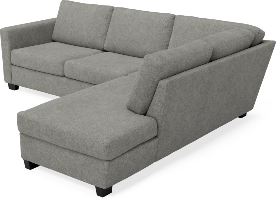 Friday - 2,5-sits soffa med divan höger - Grå