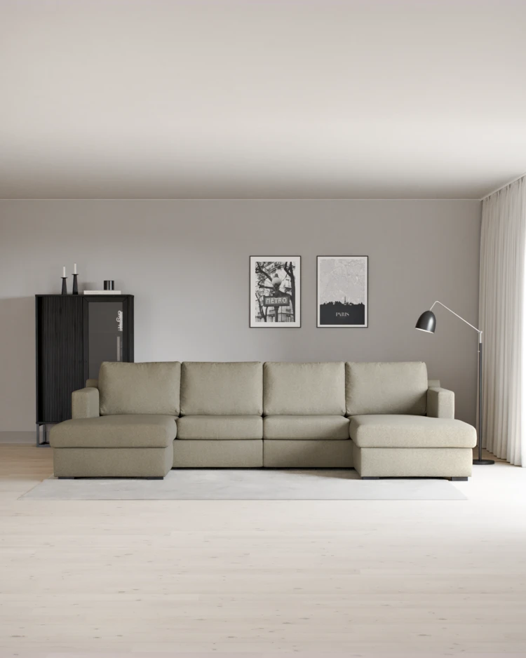 Friday - 2-sits soffa med två schäslonger - inspiration