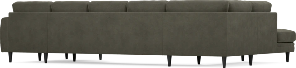 Eden - 3-sits soffa med divan vänster och schäslong höger - Grå