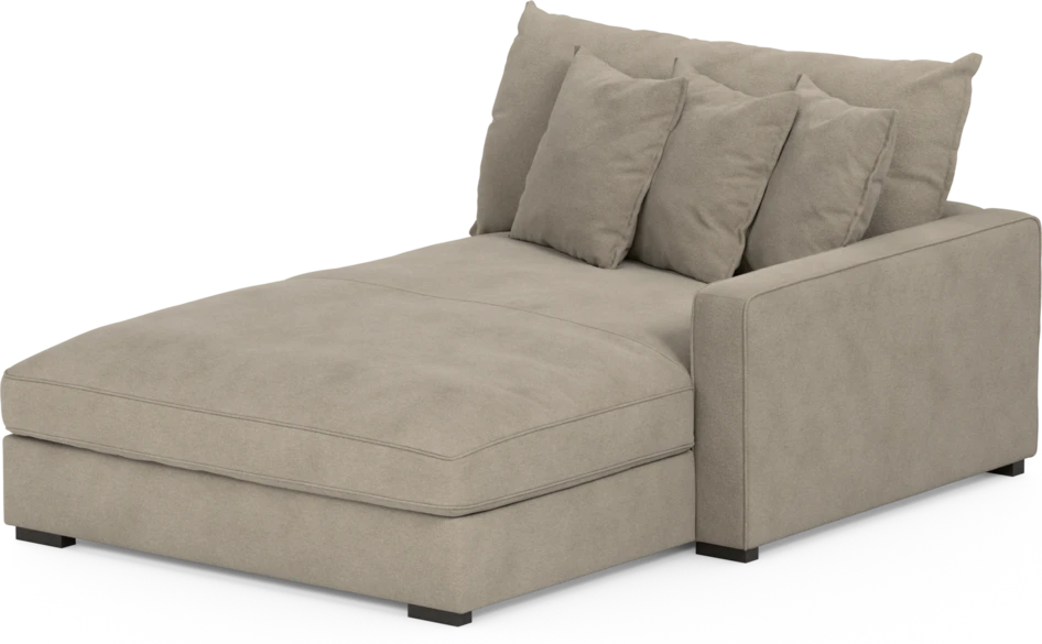 Rossi - Schäslong XL höger - Beige