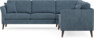 Eden - Hörnsoffa, 2,5+2,5-sits - Blå