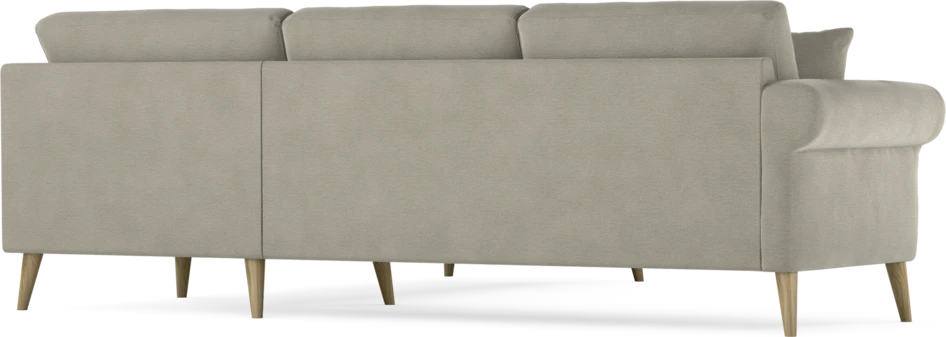 Eden - Hörnsoffa, 2,5+2,5-sits - Brun