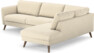Bridge - 3-sits soffa med divan höger - Beige
