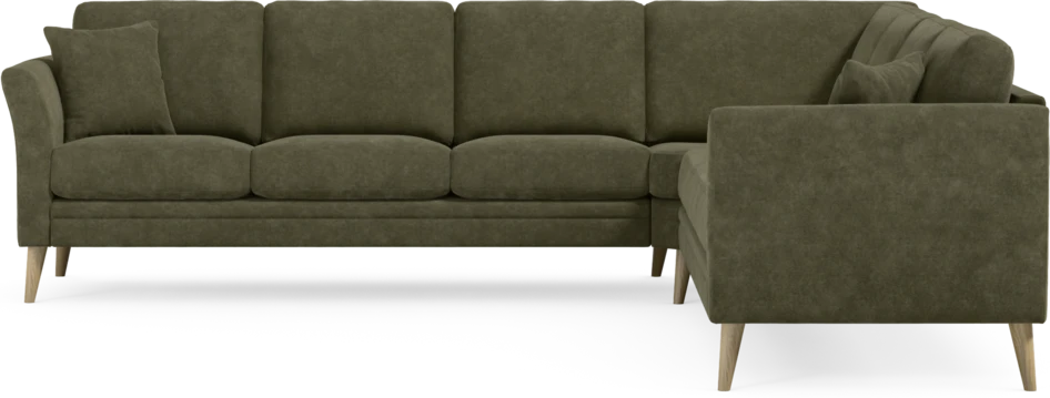 Eden - Hörnsoffa, 3+3-sits - Grön