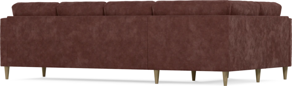 Eden - Hörnsoffa, 1+3-sits - Röd