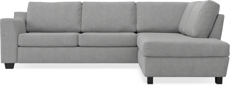 Friday - 2,5-sits soffa med divan höger - Grå