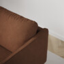 Madison Lux - 2-sits soffa med schäslong vänster - Brun