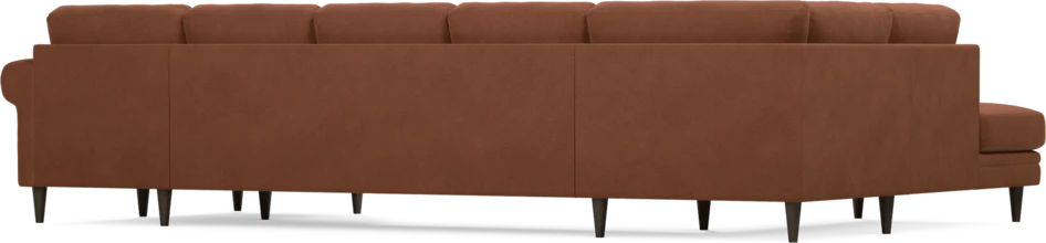 Eden - 3-sits soffa med divan vänster och schäslong höger - Orange