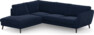 Madison Lux - 2-sits soffa med divan vänster - Blå