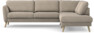Bridge - 3-sits soffa med divan höger - Beige