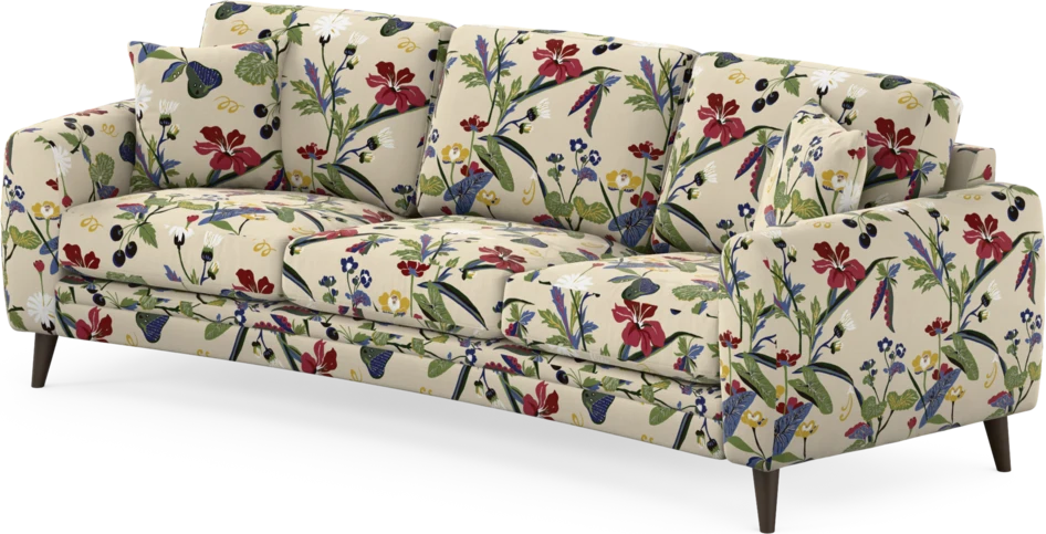 Eden - 3-sits soffa svängd - Flerfärgad
