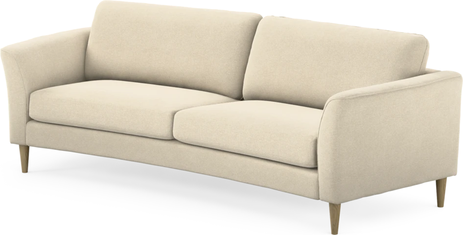 Bridge - 3-sits soffa svängd - Beige