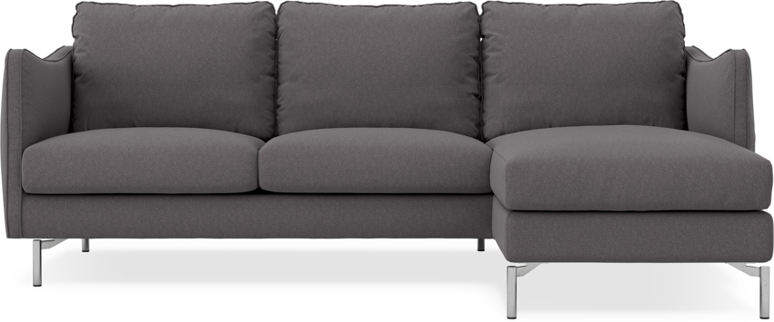 Madison Lux - 2-sits soffa med schäslong höger - Grå
