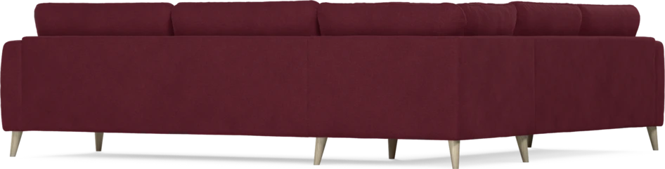 Bridge - Hörnsoffa, 2+3-sits - Röd