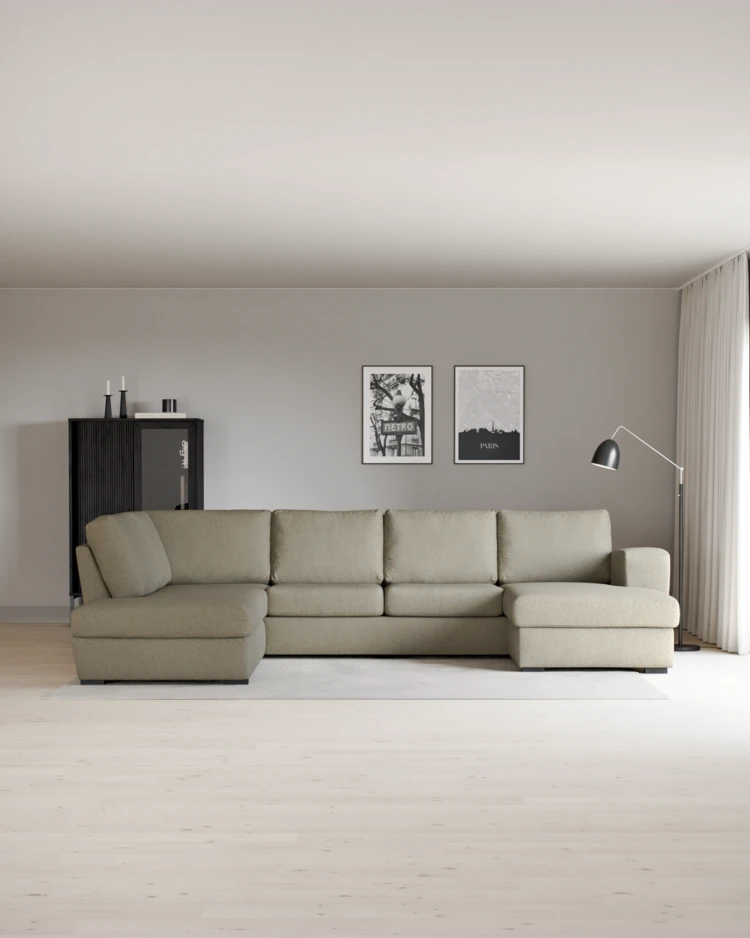Friday - 3-sits soffa med divan vänster och schäslong höger - inspiration