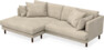 Harper - 4-sits med schäslong XL vänster - Beige