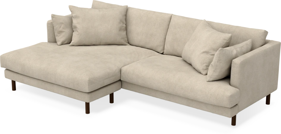 Harper - 4-sits med schäslong XL vänster - Beige