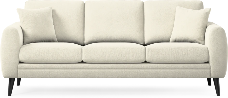 Eden - 3-sits soffa - Vit