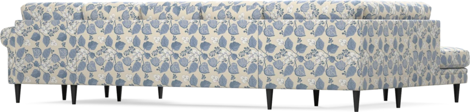 Eden - 3-sits soffa med divan vänster och schäslong höger - Flerfärgad
