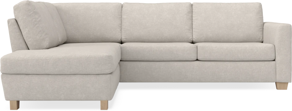 Friday - 2,5-sits soffa med divan vänster - Grå